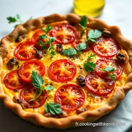 Quiche au Thon Tomate Moutarde: Un Go&ucirc;t de Riviera Facile!