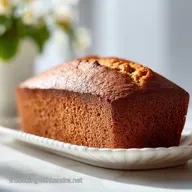 Recette Cake &agrave; la Banane Moelleux pour 10 Portions