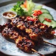 Recette Healthy Food Motivation de 2023: Poulet Sat&eacute; Exotique