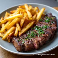 Recette de steak frites &agrave; la fran&ccedil;aise pour 2 personnes