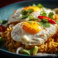 Riz aux &oelig;ufs : Recette facile et rapide (18 min) de chef