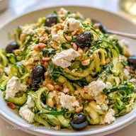Salade Courgettes Feta Menthe en 15 Min