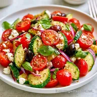 Salade Courgettes Tomates Facile 10 min
