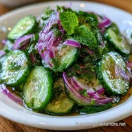 Salade De Concombre Express en 15 Minutes