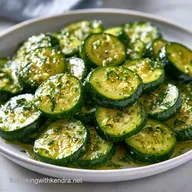 Salade De Courgettes Cuites Froides au Citron