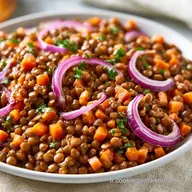 Salade De Lentilles L&eacute;g&egrave;re pour 4