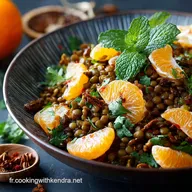 Salade de lentilles orientale notre recette facile aux agrumes et cumin
