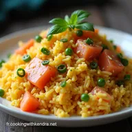 Salade Riz Basmati Mangue Saumon L&eacute;t&eacute; en bouche
