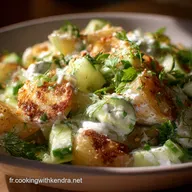 Salade de pommes de terre concombre et yaourt citr Fra&icirc;che et l&eacute;g&egrave;re