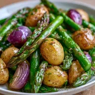 Salade Pommes de Terre Asperges en 35 min