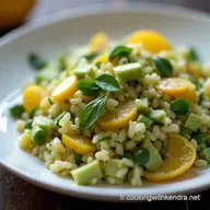 Salade Compos&eacute;e Riz et Avocat La Riviera Verte Facile et Saine