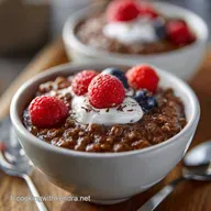 Schoko Pudding Oats Lultime Petit D&eacute;jeuner Prot&eacute;in&eacute; Pr&ecirc;t en 10 Minutes