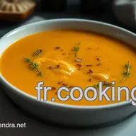 Soupe de Potimarron Velout&eacute;e au Gingembre - Un R&eacute;confort Automnal