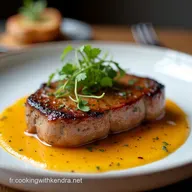 Choufleur R&ocirc;ti Sauce Cr&eacute;m&eacute;e au Poivre Pfefferrahmsauce Recette V&eacute;g&eacute;tale