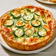 Tarte Courgettes Ch&egrave;vre pour 4 Personnes