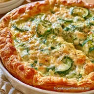 Tarte Courgettes Ch&egrave;vre en 50 Minutes