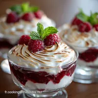 Verrines Framboise Mascarpone Meringue Recette Facile et Rapide
