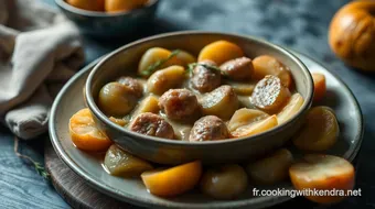 Boudin blanc aux pommes fondantes : mon secret normand gourmand recipe card