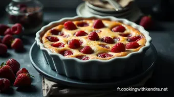 Clafoutis aux Framboises: La Douceur de l'Été à Partager recipe card