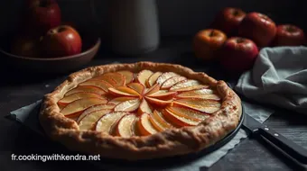 Galette aux Pommes Parfaite: La Tarte Campagnarde aux Pommes! recipe card