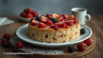 Gâteau aux Fruits Rouges Éclatants : Un Délice Estival à Partager recipe card