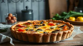 Jow: La Tarte Flambée aux Légumes Saisonnières, Simple et Délicieuse recipe card