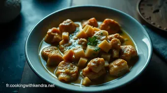Poulet Coco Curry Cookeo : Une Évasion Exotique à la Maison recipe card