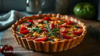 Délicieuse Quiche Ratatouille : Un Goût de Provence à Partager recipe card