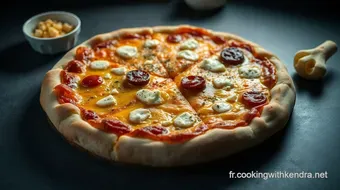 Pizza au Chèvre et Miel : Recette Facile et Savoureuse à Essayer recipe card