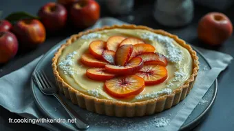 Delicieuse tarte au nectarine épicée : un dessert d'été inoubliable recipe card