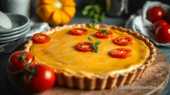 Tarte Thon Tomate: Un Classique Savoureux pour Repas Facile recipe card