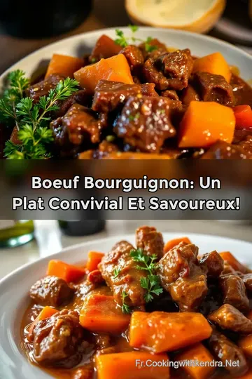 Boeuf Bourguignon: Un Plat Convivial et Savoureux!