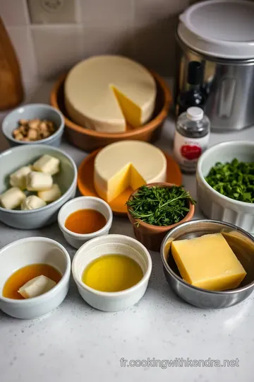 Camembert au Four: Un Délice Crémeux et Fondant ingredients