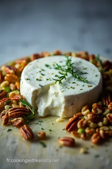 Camembert Rôti aux Herbes et aux Noix presentation