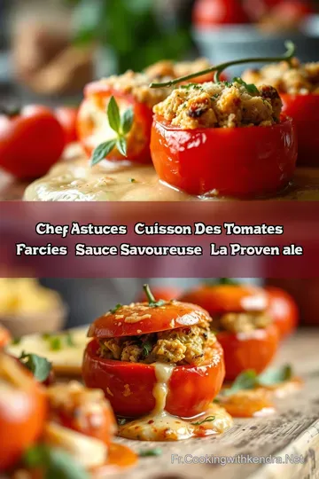 Chef astuces : Cuisson des tomates farcies & sauce savoureuse à la provençale
