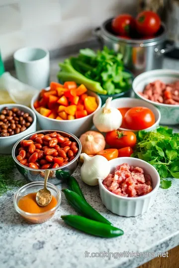 Chili Con Carne Épicé au Cookeo ingredients