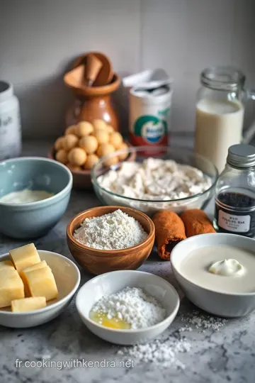 Chou-fleur à la Béchamel : Un Délice Crémeux et Savoureux ingredients