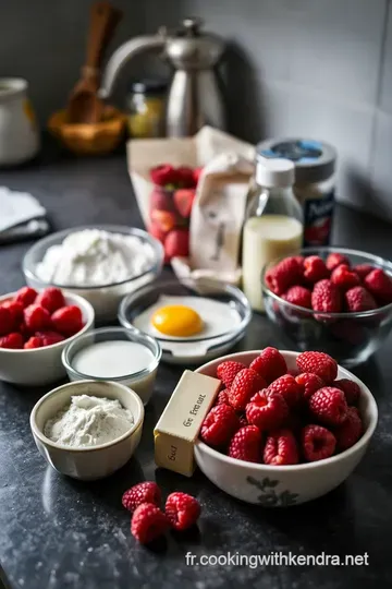 Clafoutis aux Framboises ingredients