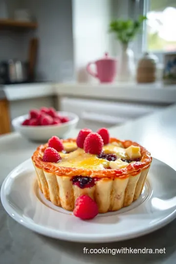 Clafoutis aux Framboises steps