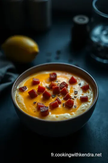 Crème Chorizo Épicée : Une Tentation Gourmande presentation