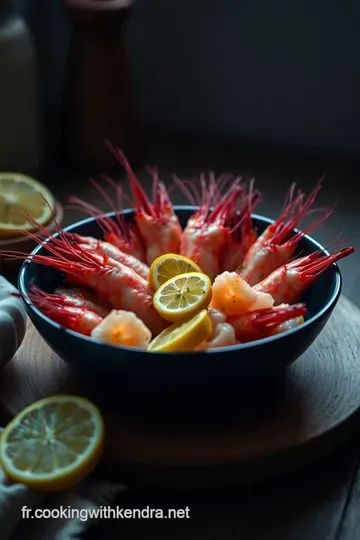 Crevettes à l' Ail et au Citron : Un Voyage de Saveurs ! presentation