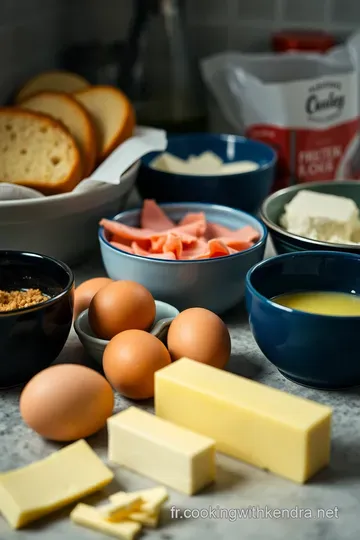Croque Madame: Le Classique Français du Petit-Déjeuner ingredients