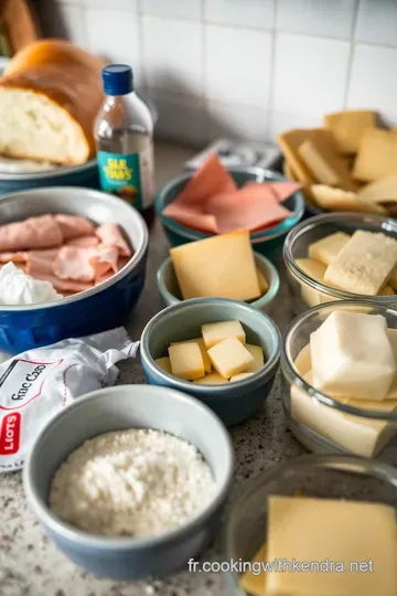 Croque Monsieur au Four : Le classique revisité! ingredients