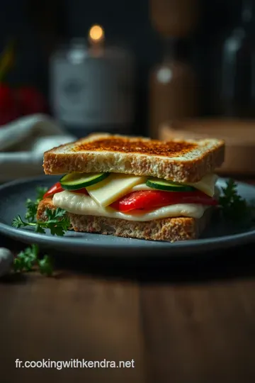 Croque Monsieur Végétarien : un Délice de la Cuisine Française presentation