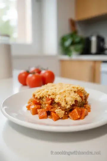 Crumble à la Tomate steps