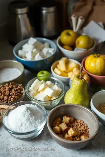 Crumble Pomme Poire: Un Délice à Partager ingredients