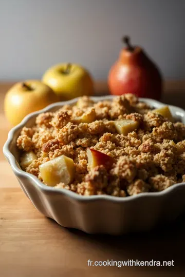 Crumble Pomme Poire: Un Délice à Partager presentation
