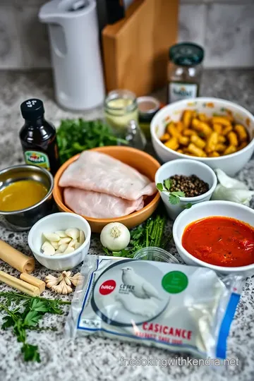 Curry au Poisson Créole ingredients