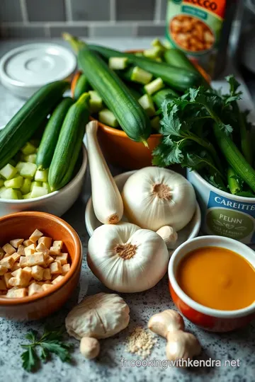 Curry Réconfortant de Courgettes ingredients