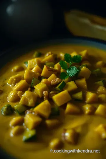Curry Réconfortant de Courgettes presentation